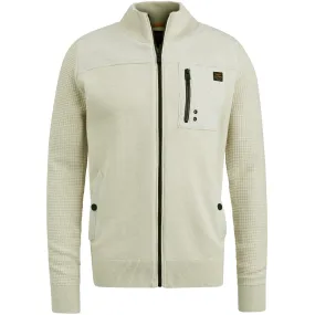 PME LEGEND – Zip jacket knit sweat combination